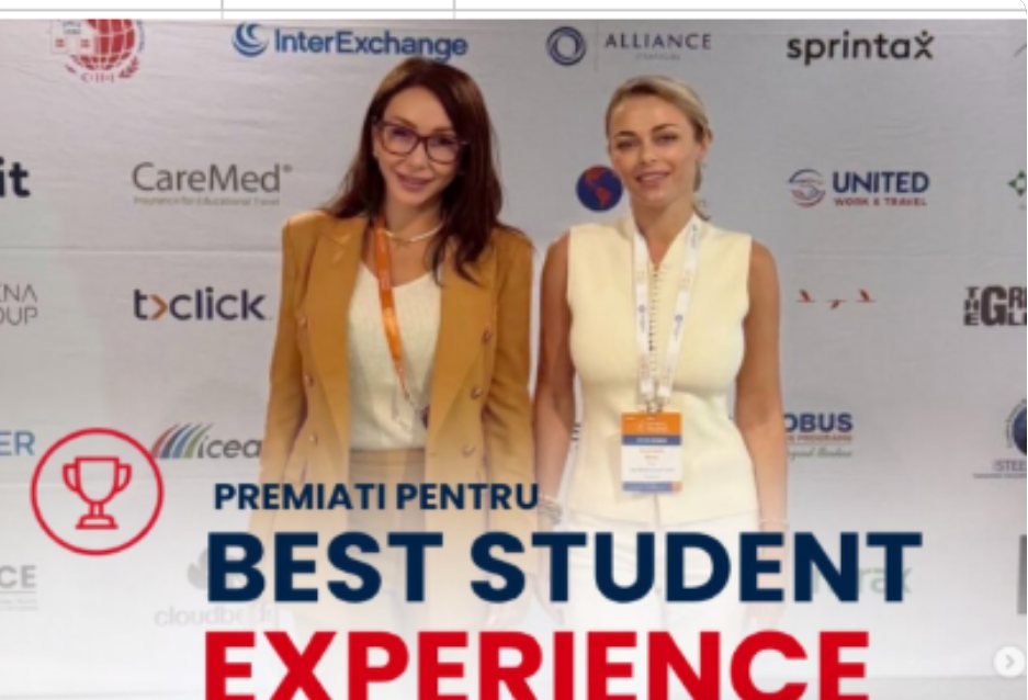Anamaria și Mihaela Boca la WYSTC Bilbao, premiate pentru Best Student Experience
